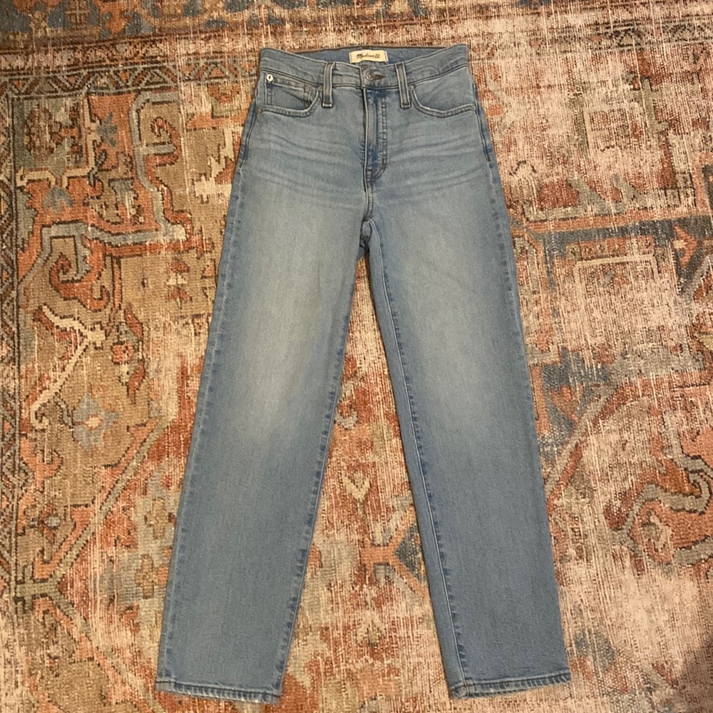 Madewell Perfect Vintage Straight Jean in Cliffview Wash